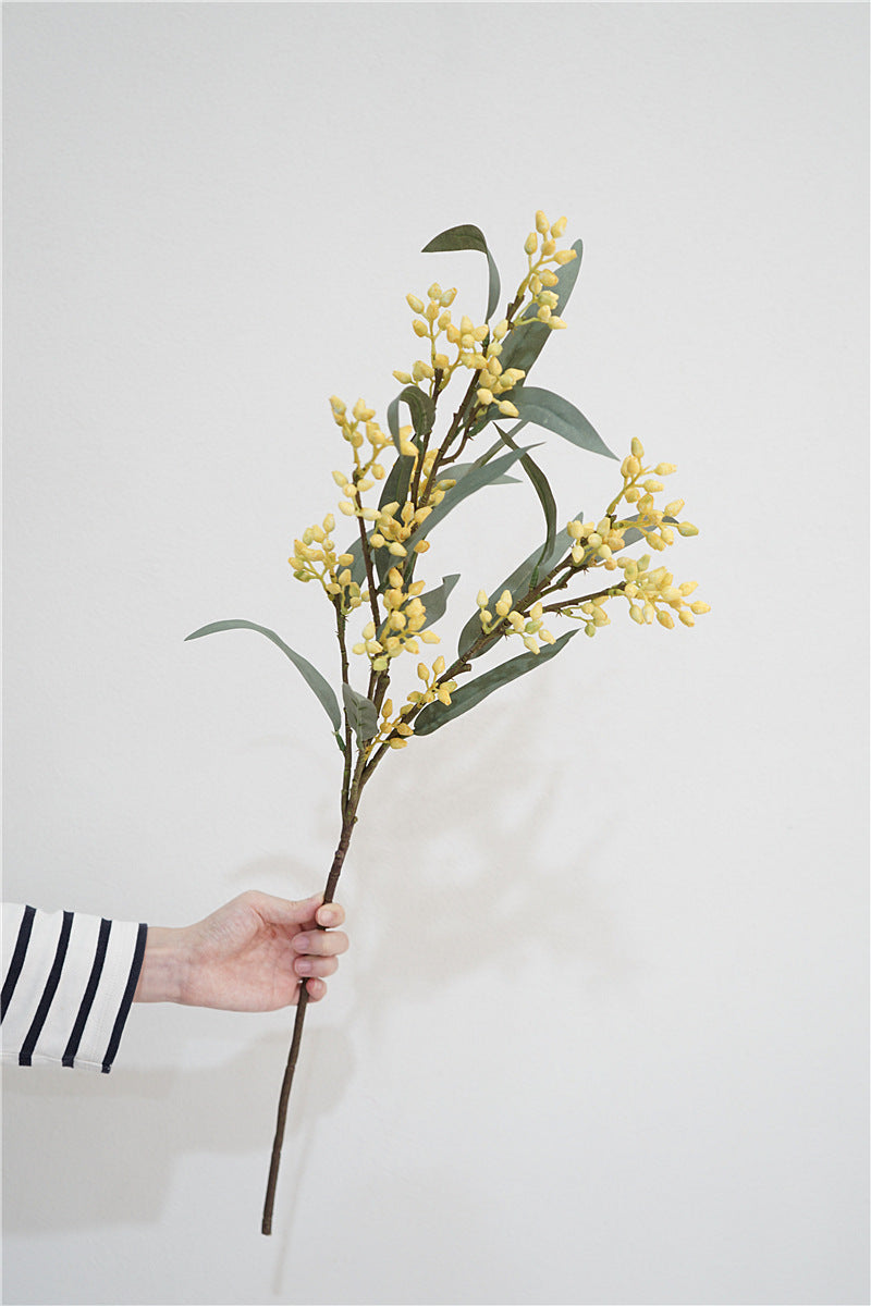 Artificial Eucalyptus Fruit Stem – 29.9" High-Quality Faux Plant for Home Décor, Floral Arrangements & Photography Props