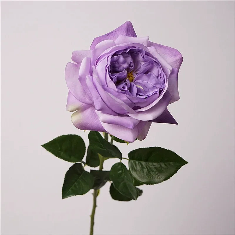 Artificial Juliet Rose Stem – 27.6" Premium Real-Touch Moisture-Retaining Faux Flower for Wedding & Home Décor