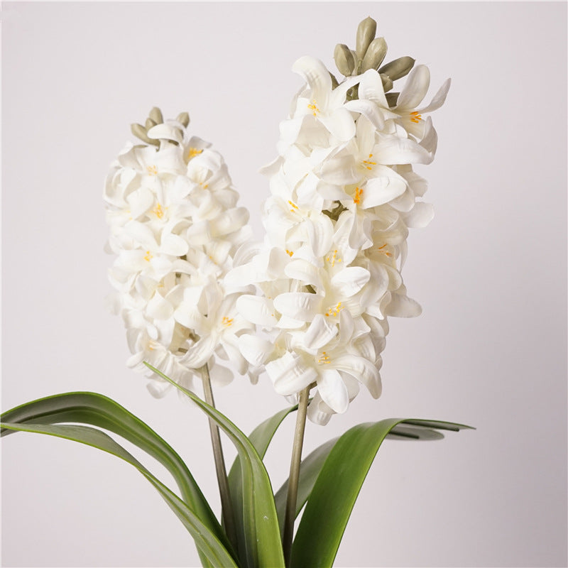Artificial Hyacinth Stem – 16.1" Premium Real-Touch Faux Flower for Home & Wedding Décor