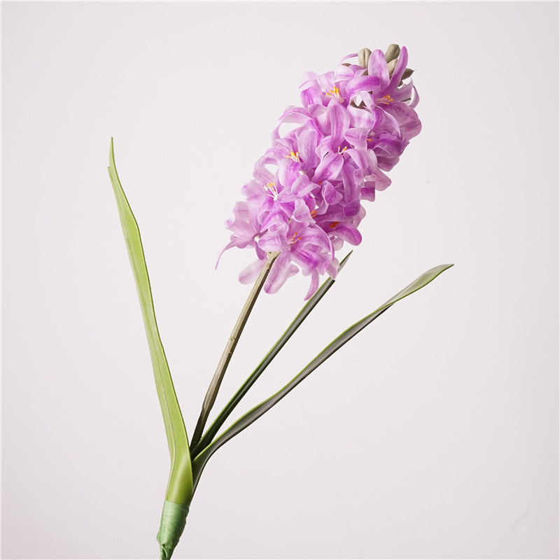 Artificial Hyacinth Stem – 16.1" Premium Real-Touch Faux Flower for Home & Wedding Décor