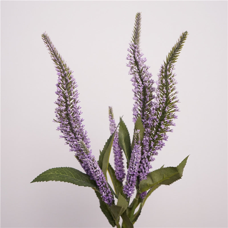 Artificial Short Lavender Stem – 18.5" Premium Faux Flower for Home & Wedding Décor