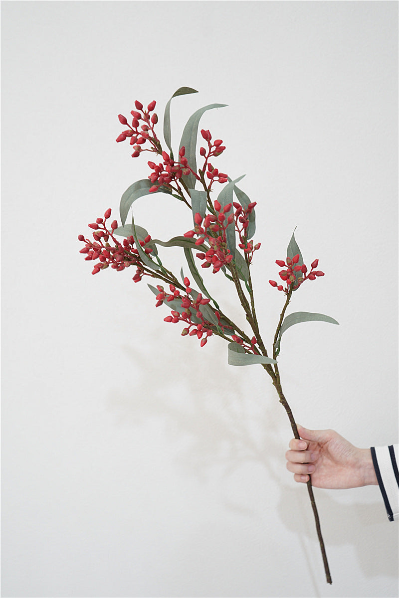 Artificial Eucalyptus Fruit Stem – 29.9" High-Quality Faux Plant for Home Décor, Floral Arrangements & Photography Props