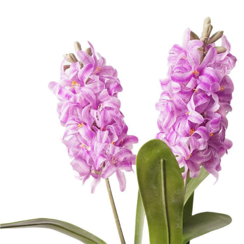 Artificial Hyacinth Stem – 16.1" Premium Real-Touch Faux Flower for Home & Wedding Décor