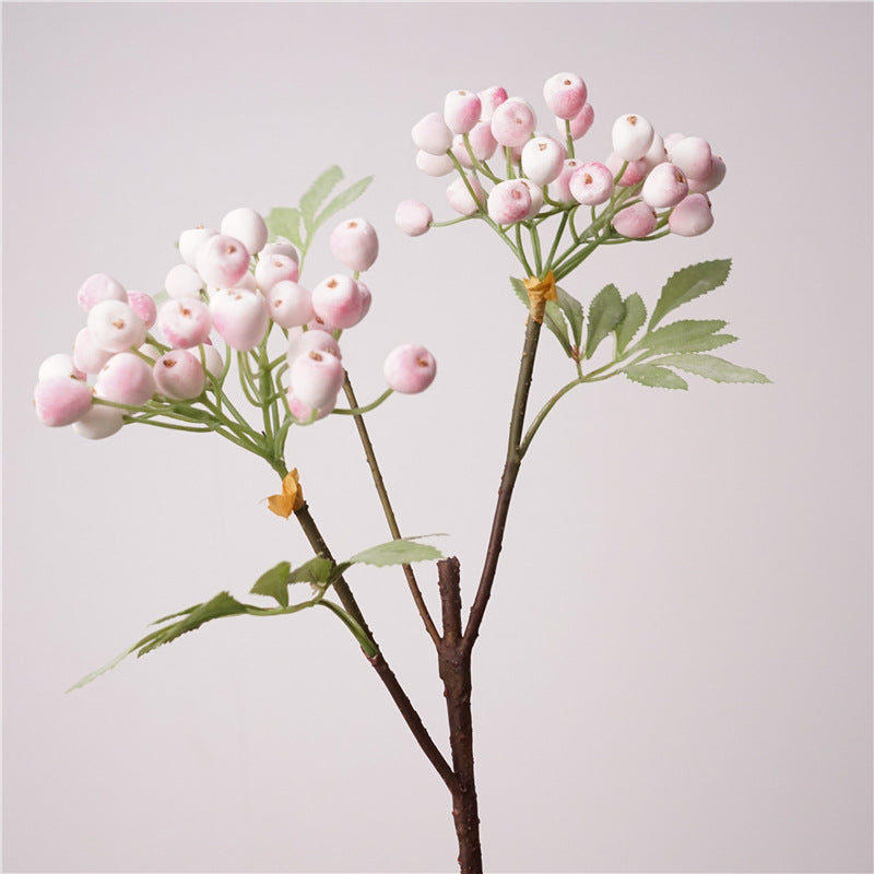 Artificial Large Blueberry Branch – Home Décor Fruit Stem