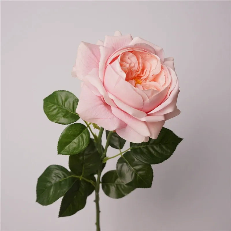 Artificial Juliet Rose Stem – 27.6" Premium Real-Touch Moisture-Retaining Faux Flower for Wedding & Home Décor