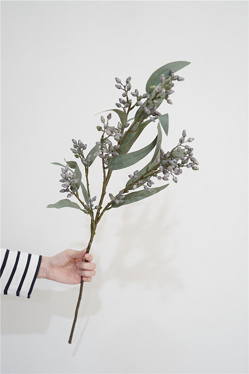 Artificial Eucalyptus Fruit Stem – 29.9" High-Quality Faux Plant for Home Décor, Floral Arrangements & Photography Props