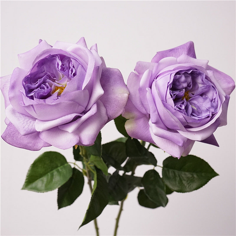 Artificial Juliet Rose Stem – 27.6" Premium Real-Touch Moisture-Retaining Faux Flower for Wedding & Home Décor