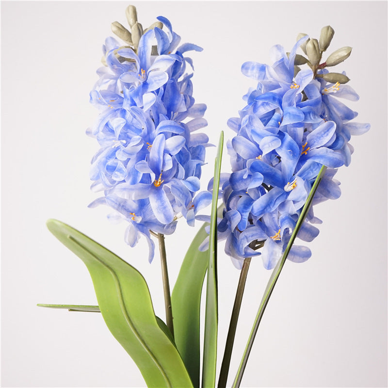 Artificial Hyacinth Stem – 16.1" Premium Real-Touch Faux Flower for Home & Wedding Décor