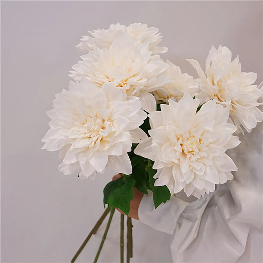 Real Touch PU Dahlia Stem – 24" Artificial Flower