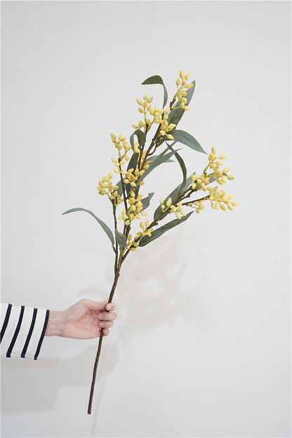 Artificial Eucalyptus Fruit Stem – 29.9" High-Quality Faux Plant for Home Décor, Floral Arrangements & Photography Props