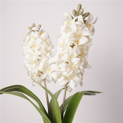 Artificial Hyacinth Stem – 16.1" Premium Real-Touch Faux Flower for Home & Wedding Décor
