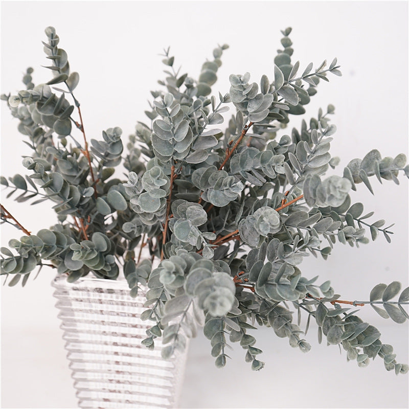 Artificial Eucalyptus Stem – 17.7" Faux Greenery for Home, Table & Holiday Décor