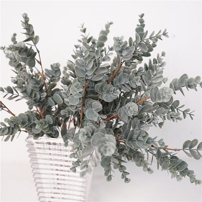 Artificial Eucalyptus Stem – 17.7" Faux Greenery for Home, Table & Holiday Décor