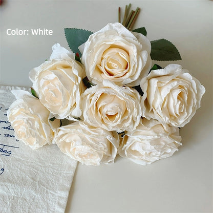 Artificial Rose Stem Bundle – 7pcs, 17.7"
