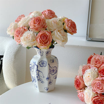 Artificial Rose Stem Bundle – 7pcs, 17.7"