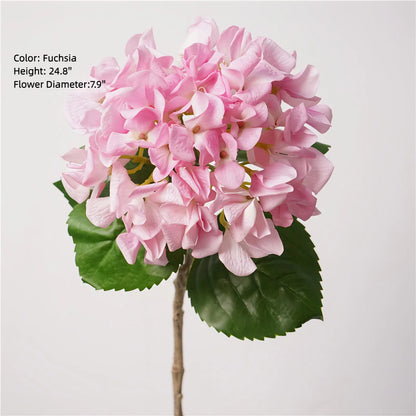 High-Quality Real-Touch Hydrangea Stem