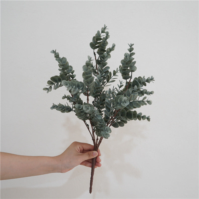 Artificial Eucalyptus Stem – 17.7" Faux Greenery for Home, Table & Holiday Décor