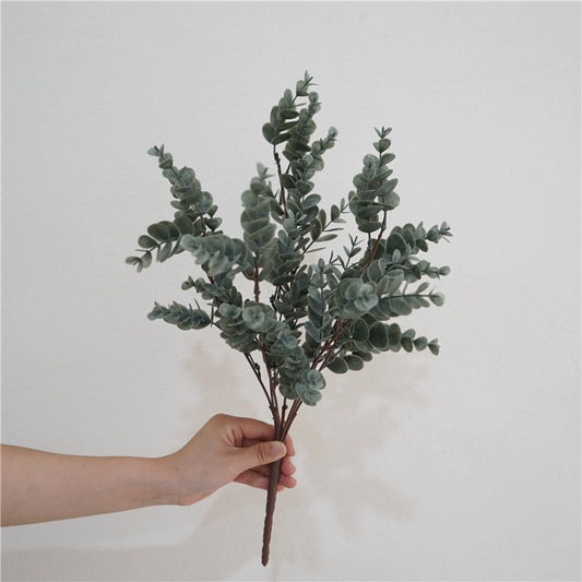 Artificial Eucalyptus Stem – 17.7" Faux Greenery for Home, Table & Holiday Décor