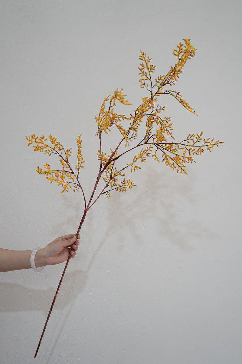Artificial Lover’s Grass Stem – 40.6" Faux Flower Branch for Home Décor