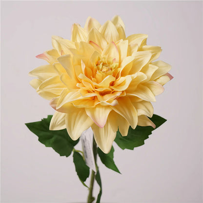 Real Touch PU Dahlia Stem – 24" Artificial Flower