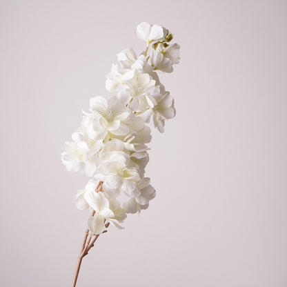 Artificial Cherry Blossom Branch – 27.6" Premium Real-Touch Moisture-Retaining Faux Flower for Wedding & Home Décor