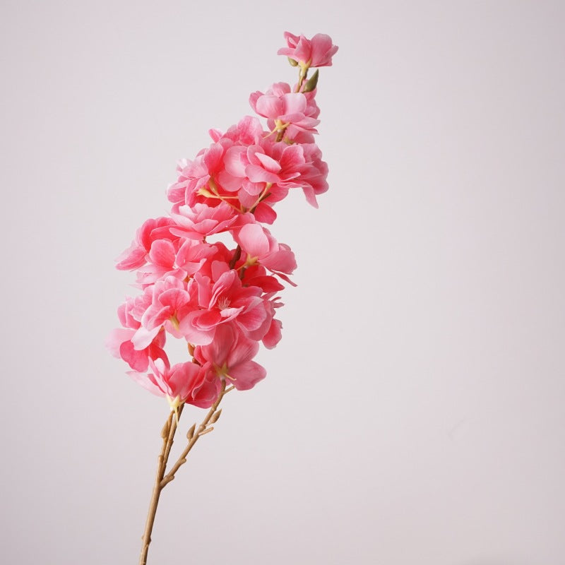Artificial Cherry Blossom Branch – 27.6" Premium Real-Touch Moisture-Retaining Faux Flower for Wedding & Home Décor