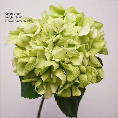 High-Quality Real-Touch Hydrangea Stem