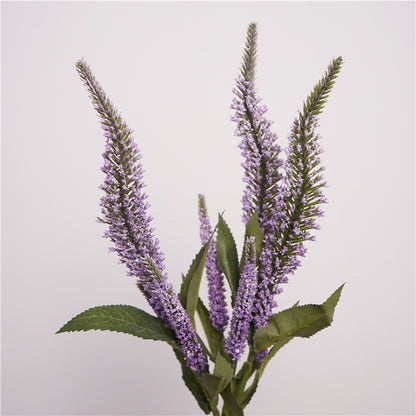 Artificial Short Lavender Stem – 18.5" Premium Faux Flower for Home & Wedding Décor