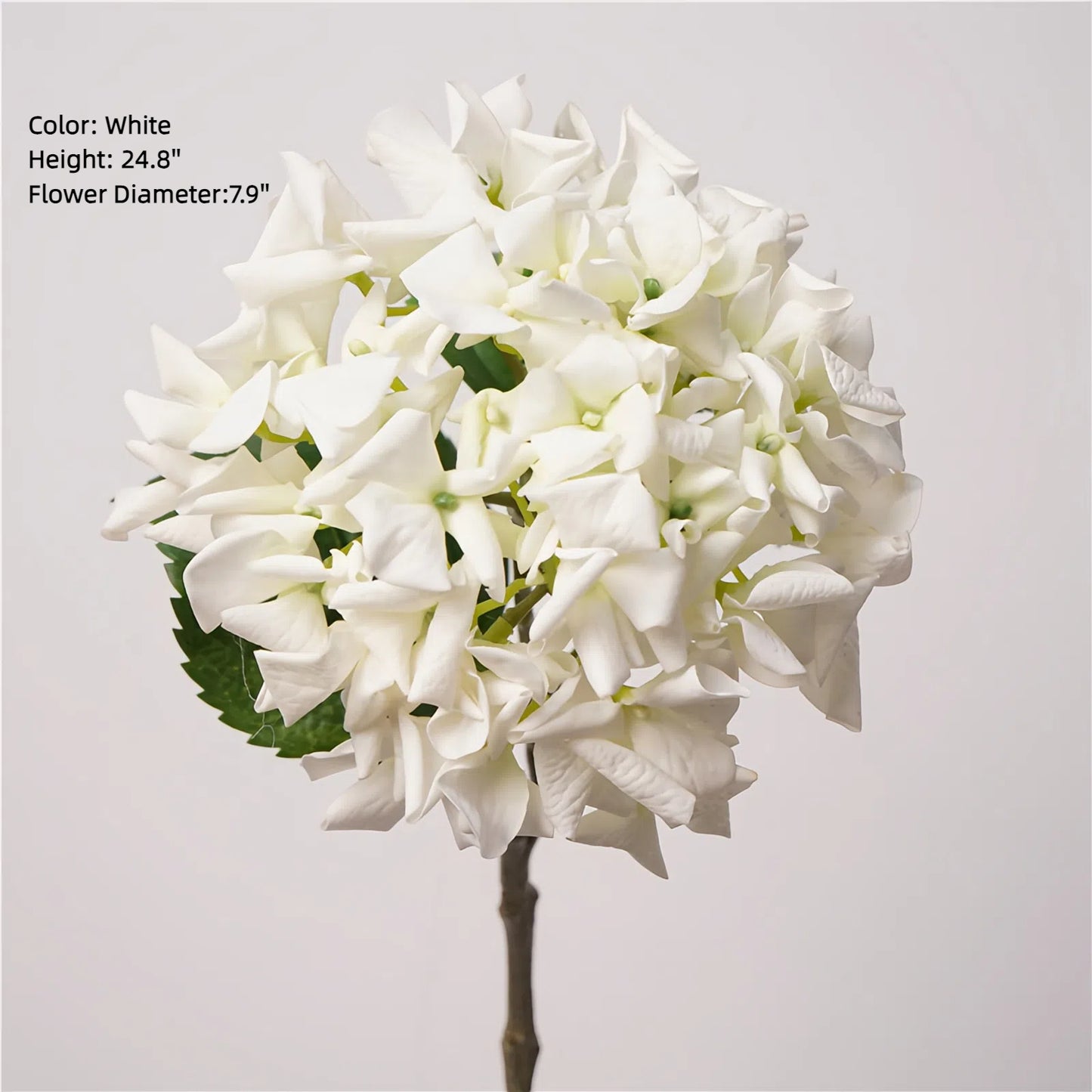High-Quality Real-Touch Hydrangea Stem