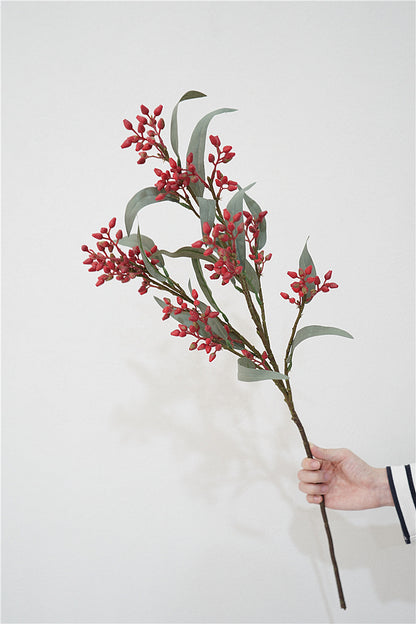 Artificial Eucalyptus Fruit Stem – 29.9" High-Quality Faux Plant for Home Décor, Floral Arrangements & Photography Props