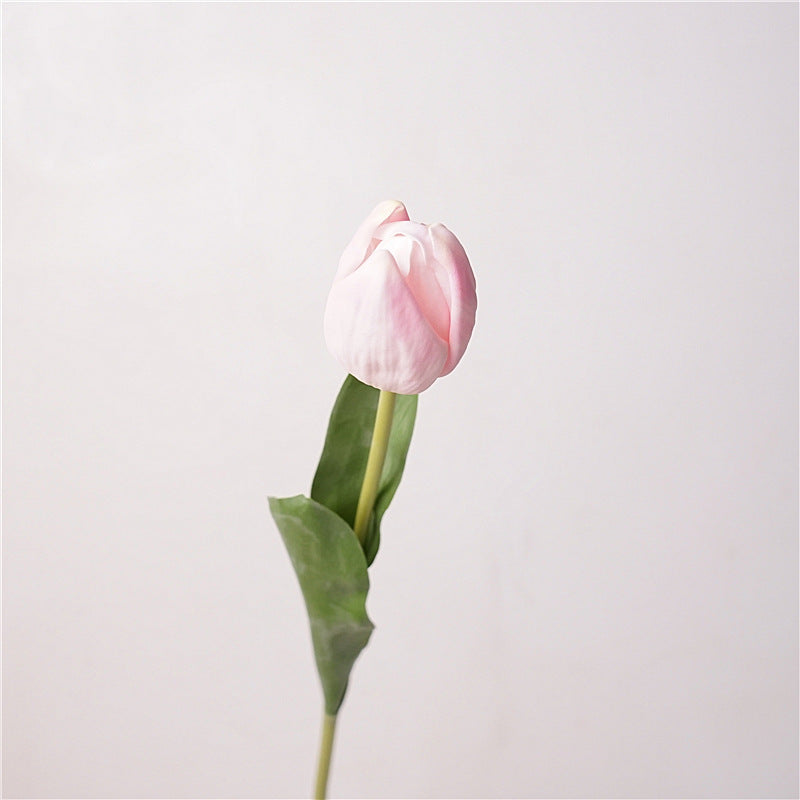Artificial Tulip Stem – 18.9" Premium Real-Touch PU Faux Flower for Home & Wedding Décor
