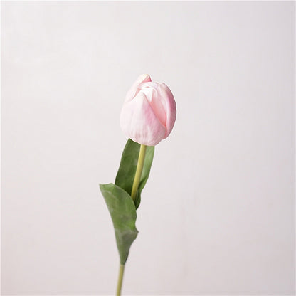 Artificial Tulip Stem – 18.9" Premium Real-Touch PU Faux Flower for Home & Wedding Décor