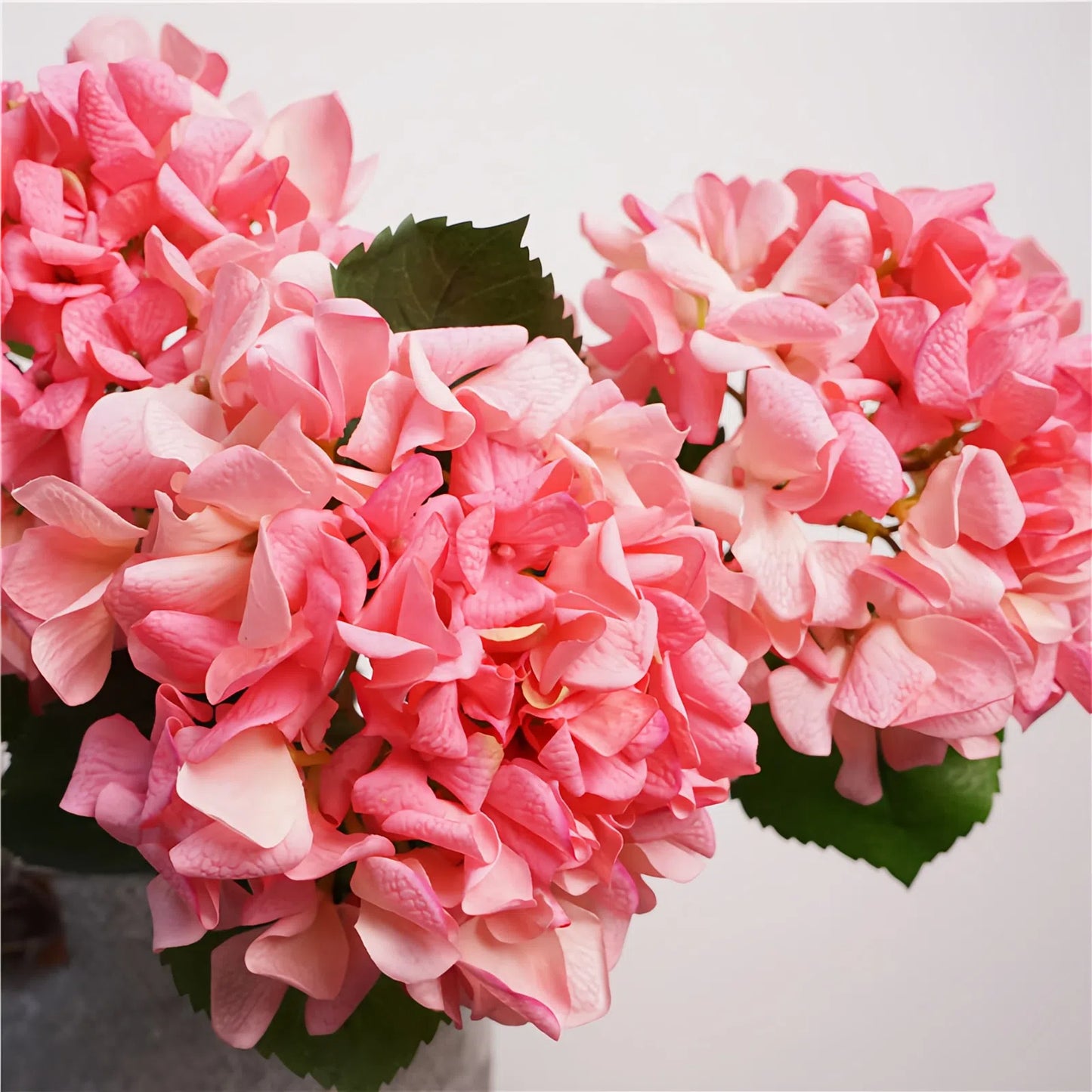 High-Quality Real-Touch Hydrangea Stem