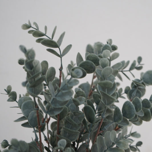 Artificial Eucalyptus Stem – 17.7" Faux Greenery for Home, Table & Holiday Décor