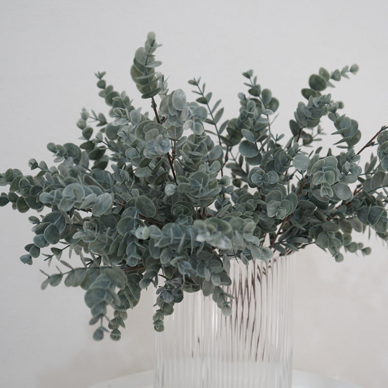 Artificial Eucalyptus Stem – 17.7" Faux Greenery for Home, Table & Holiday Décor