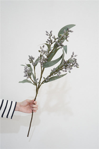 Artificial Eucalyptus Fruit Stem – 29.9" High-Quality Faux Plant for Home Décor, Floral Arrangements & Photography Props