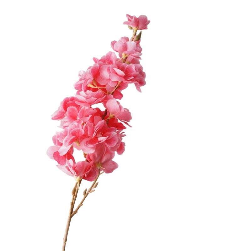 Artificial Cherry Blossom Branch – 27.6" Premium Real-Touch Moisture-Retaining Faux Flower for Wedding & Home Décor