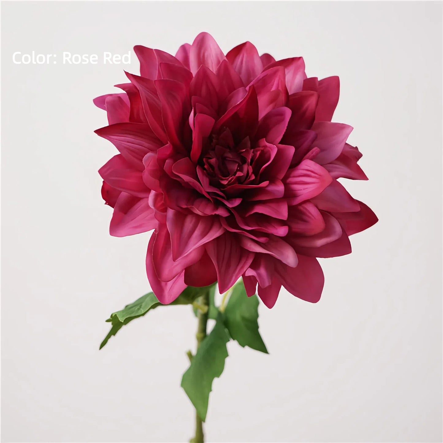 Real Touch PU Dahlia Stem – 24" Artificial Flower