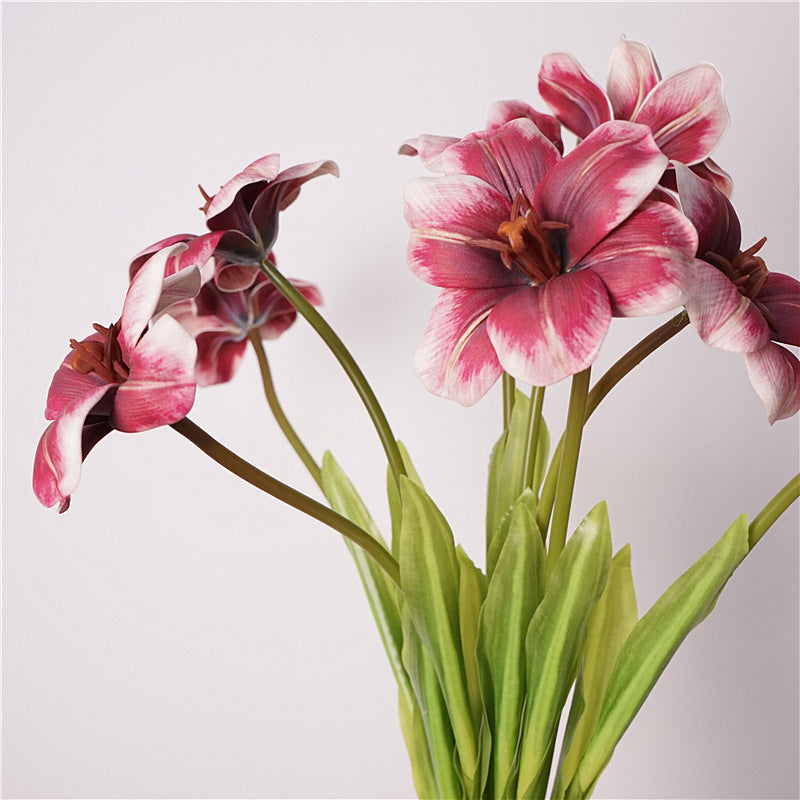 Artificial PU Brownie Tulip – High-Quality Lifelike Flower