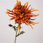 Artificial Orange Autumn Chrysanthemum Stem – 26" Lifelike Premium Single Stem for Home & Wedding Décor