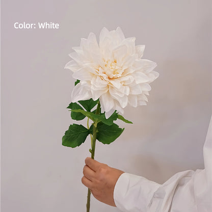 Real Touch PU Dahlia Stem – 24" Artificial Flower