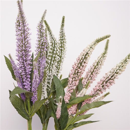 Artificial Short Lavender Stem – 18.5" Premium Faux Flower for Home & Wedding Décor