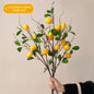 High-Quality Faux Lemon Branch – 32.7" | Ideal for Home, Wedding & Visual Merchandising