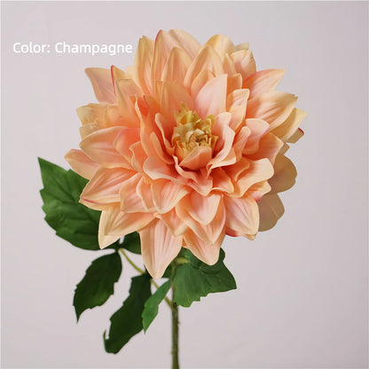 Real Touch PU Dahlia Stem – 24" Artificial Flower