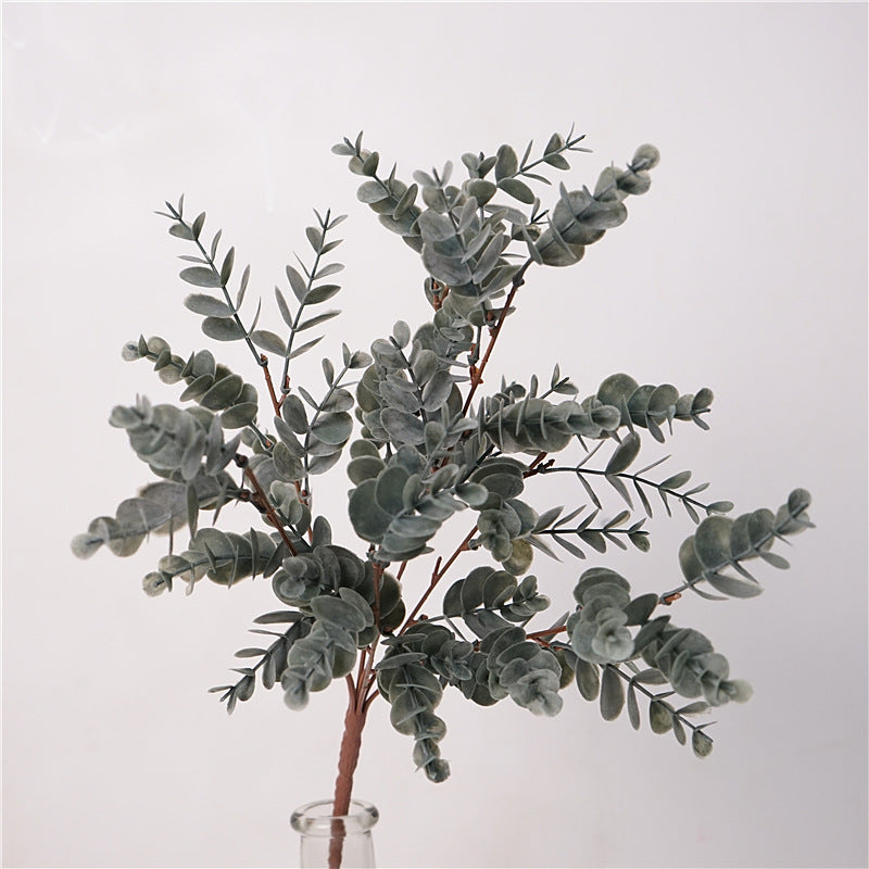 Artificial Eucalyptus Stem – 17.7" Faux Greenery for Home, Table & Holiday Décor