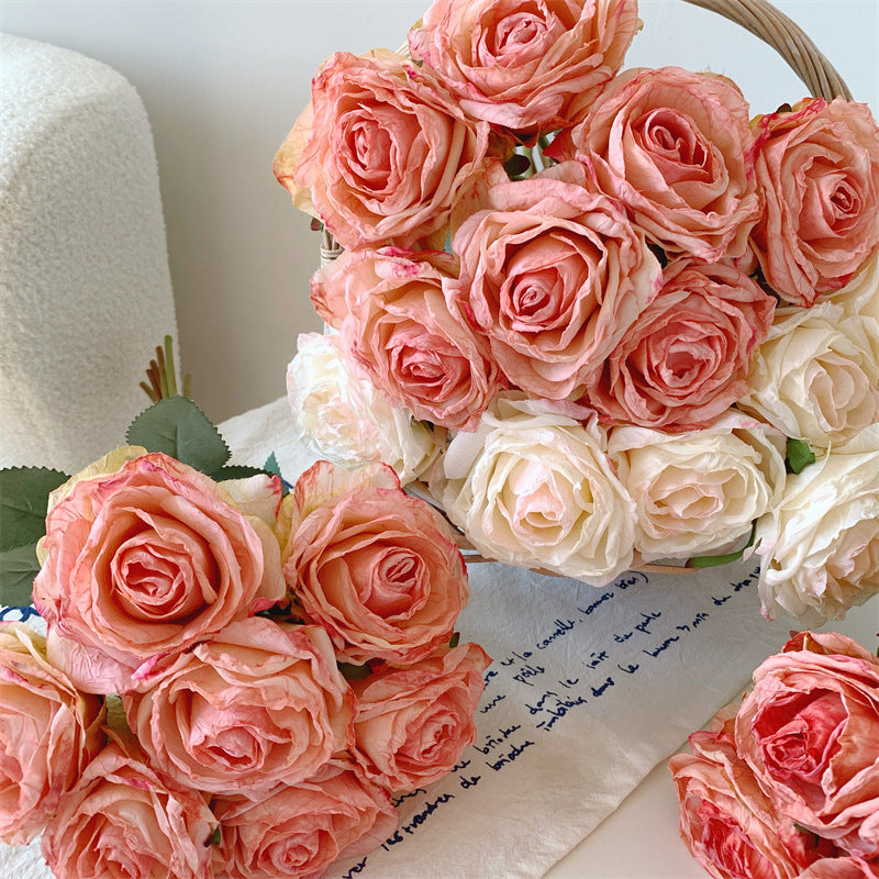 Artificial Rose Stem Bundle – 7pcs, 17.7"