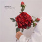 Artificial Peony Stem – 1 Bloom with 3 Buds