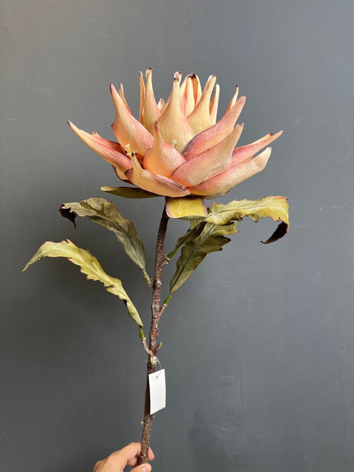 Artificial Vintage Large Pineapple Flower Branch
