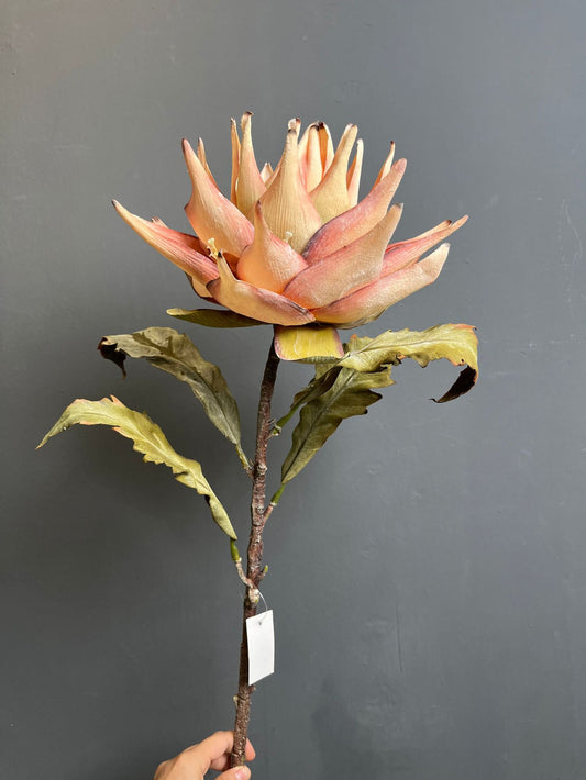 Artificial Vintage Large Pineapple Flower Branch