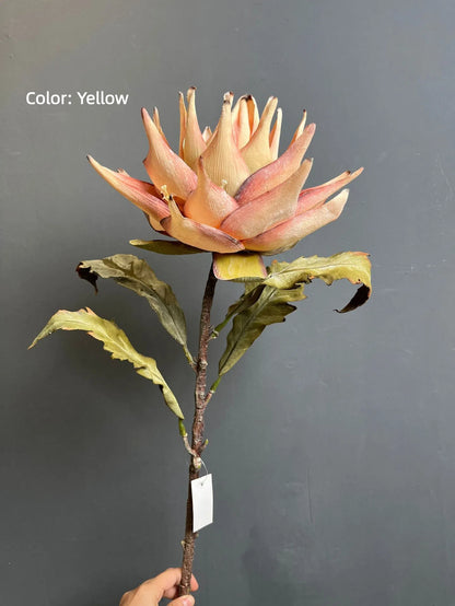 Artificial Vintage Large Pineapple Flower Branch